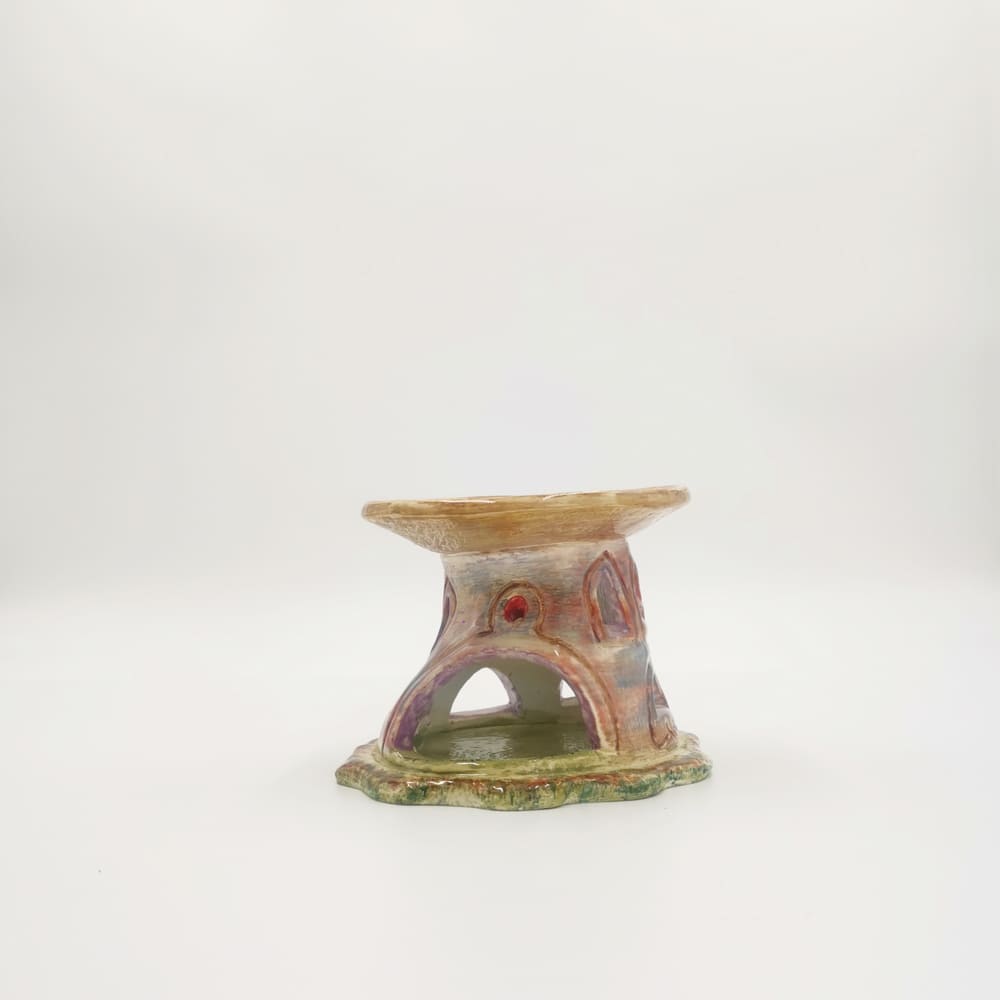 Difusor Sator tonos verde y rosado