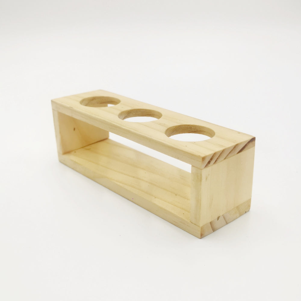 Organizador madera pino para 3 Aceites esenciales