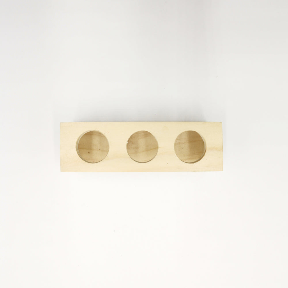 Organizador madera pino para 3 Aceites esenciales