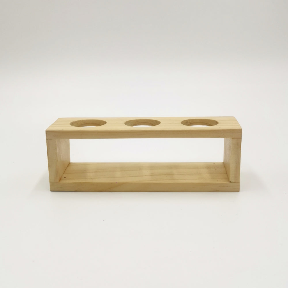 Organizador madera pino para 3 Aceites esenciales