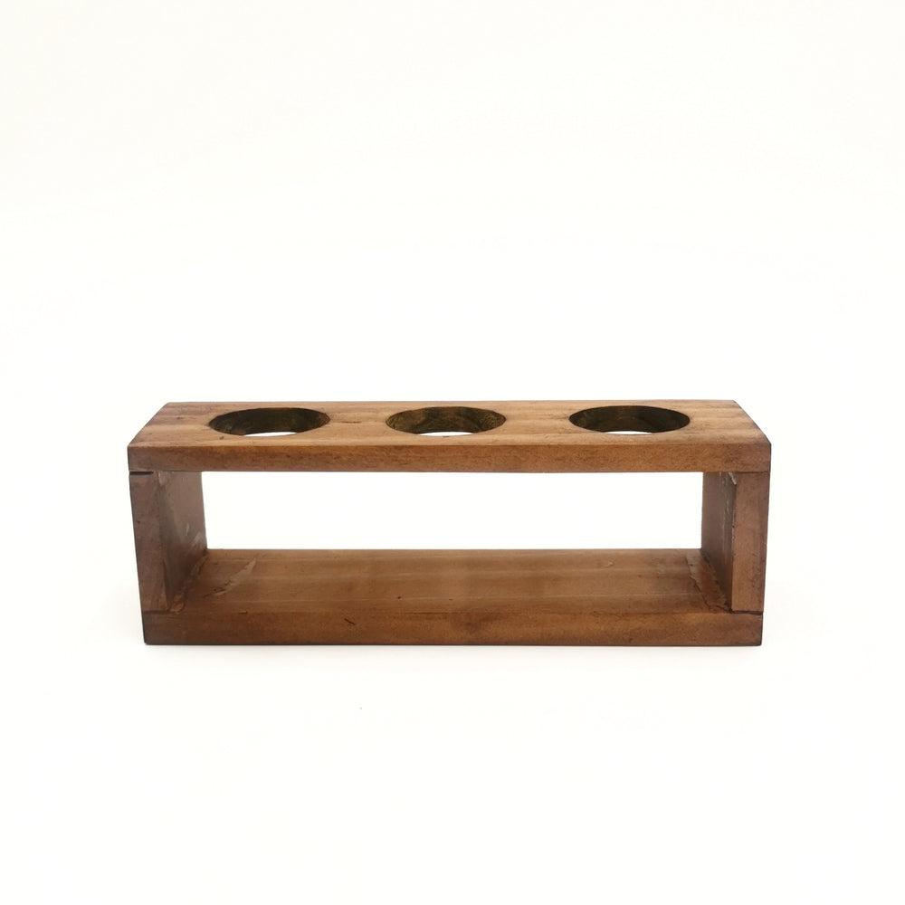 Organizador madera pino para 3 Aceites esenciales