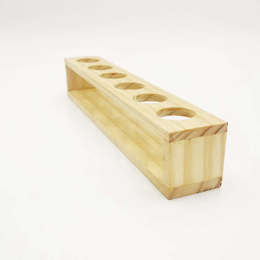 Organizador madera pino 6 Aceites esenciales