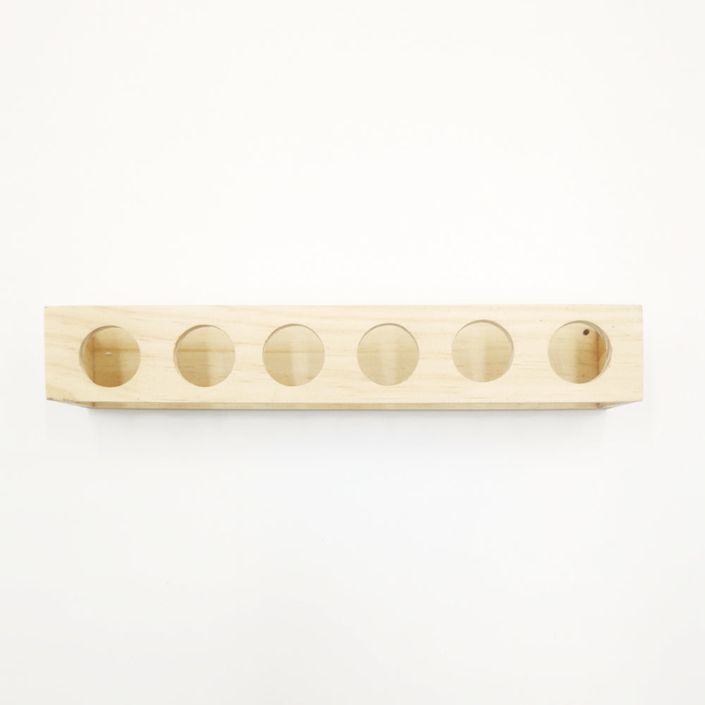 Organizador madera pino 6 Aceites esenciales