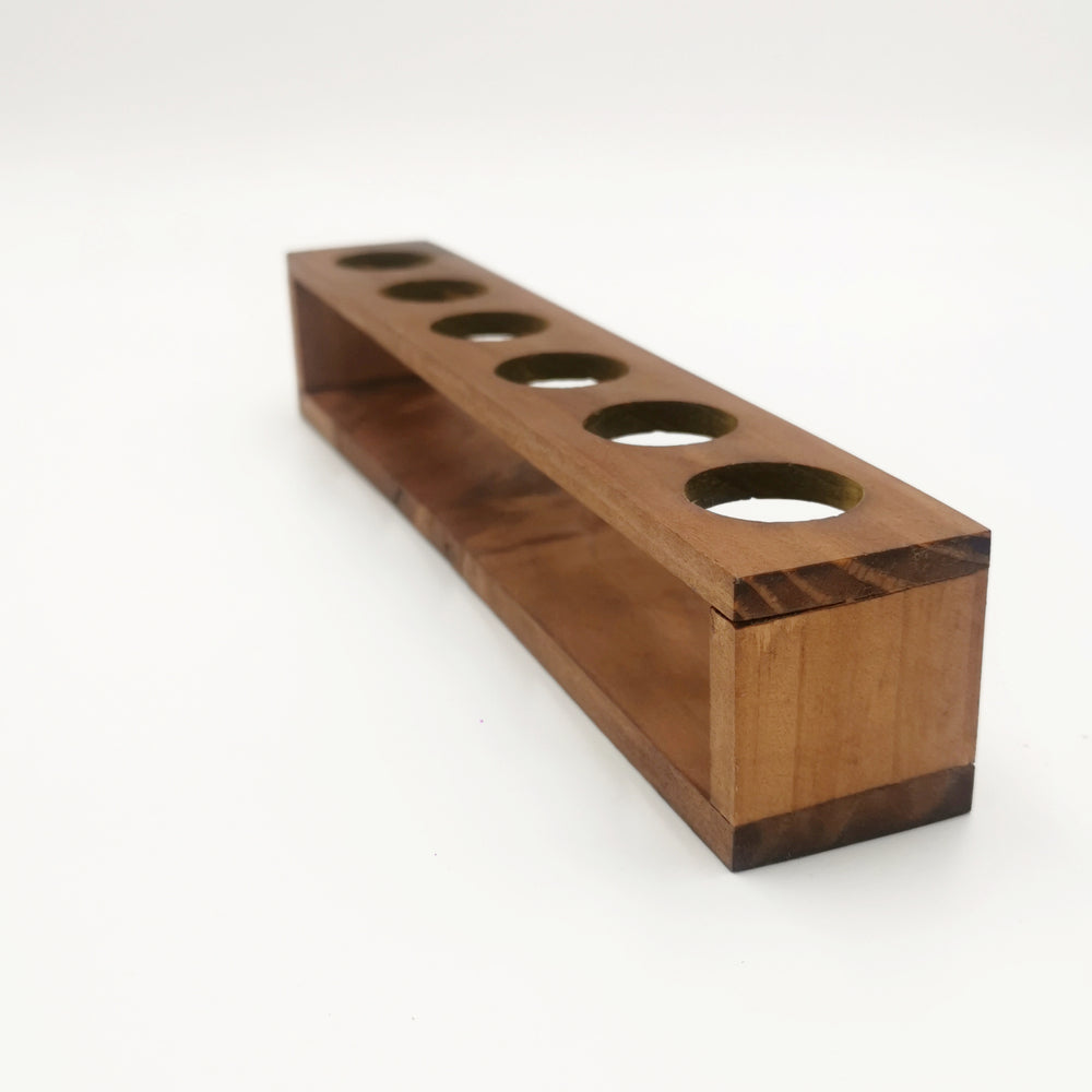 Organizador madera pino 6 Aceites esenciales