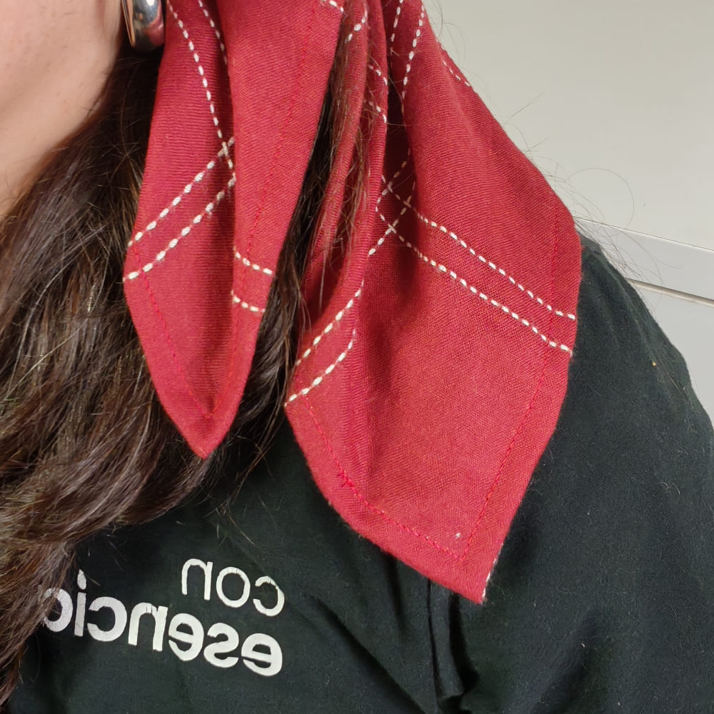 Pañuelos aromáticos - Rojo con cuadros