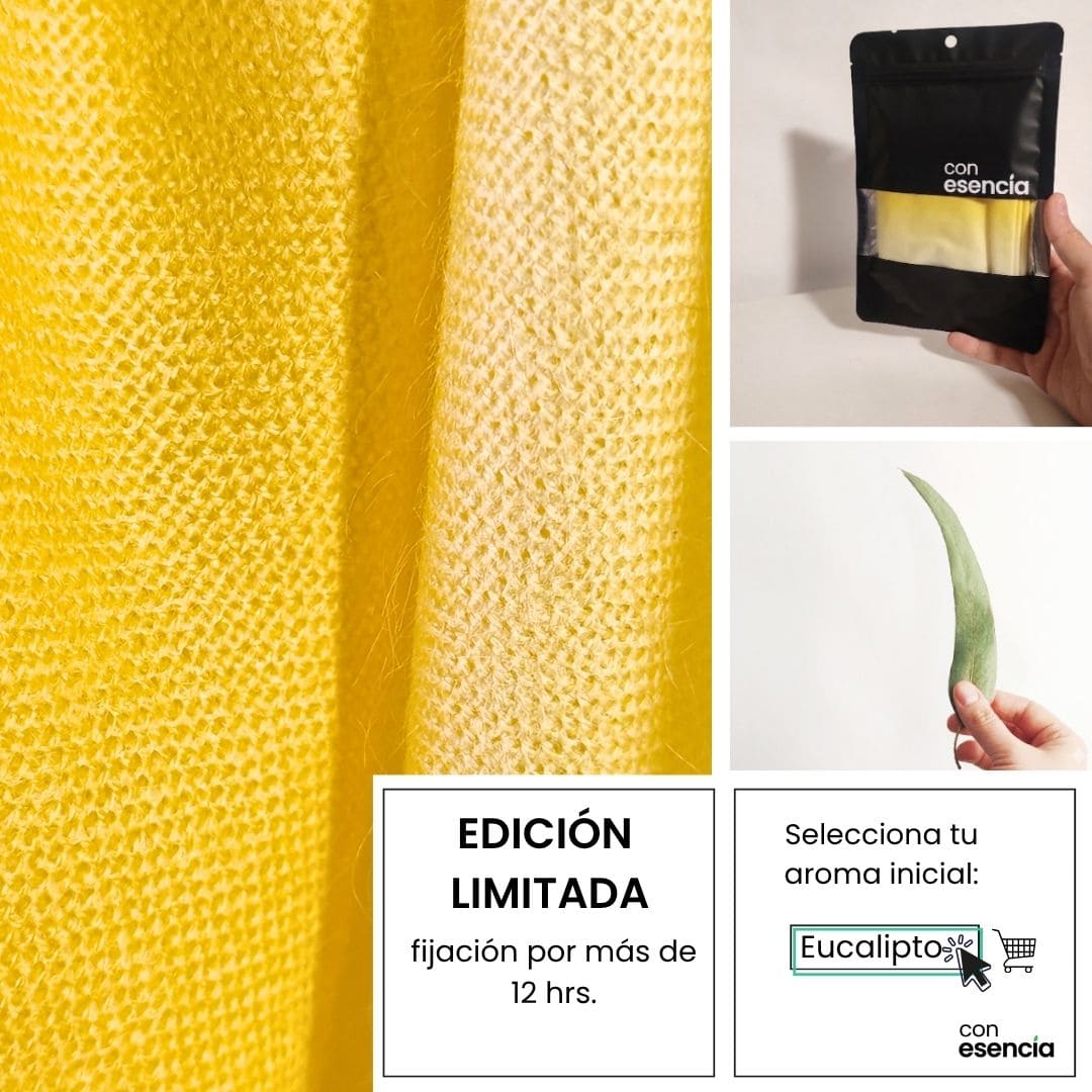 Pañuelos aromáticos - Amarillo cachemir