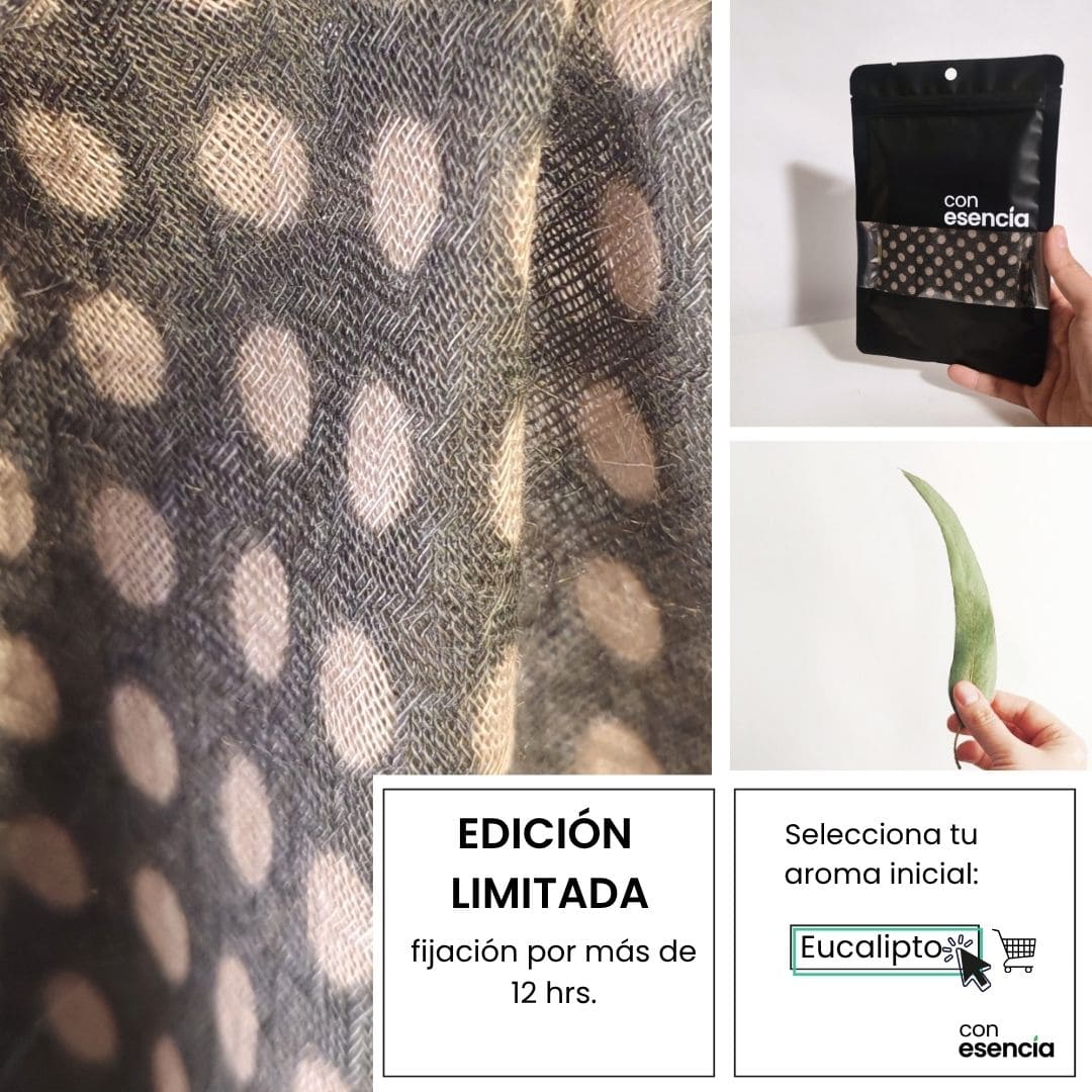 Pañuelos aromáticos - Verde con puntos