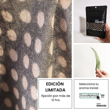 Pañuelos aromáticos - Verde con puntos