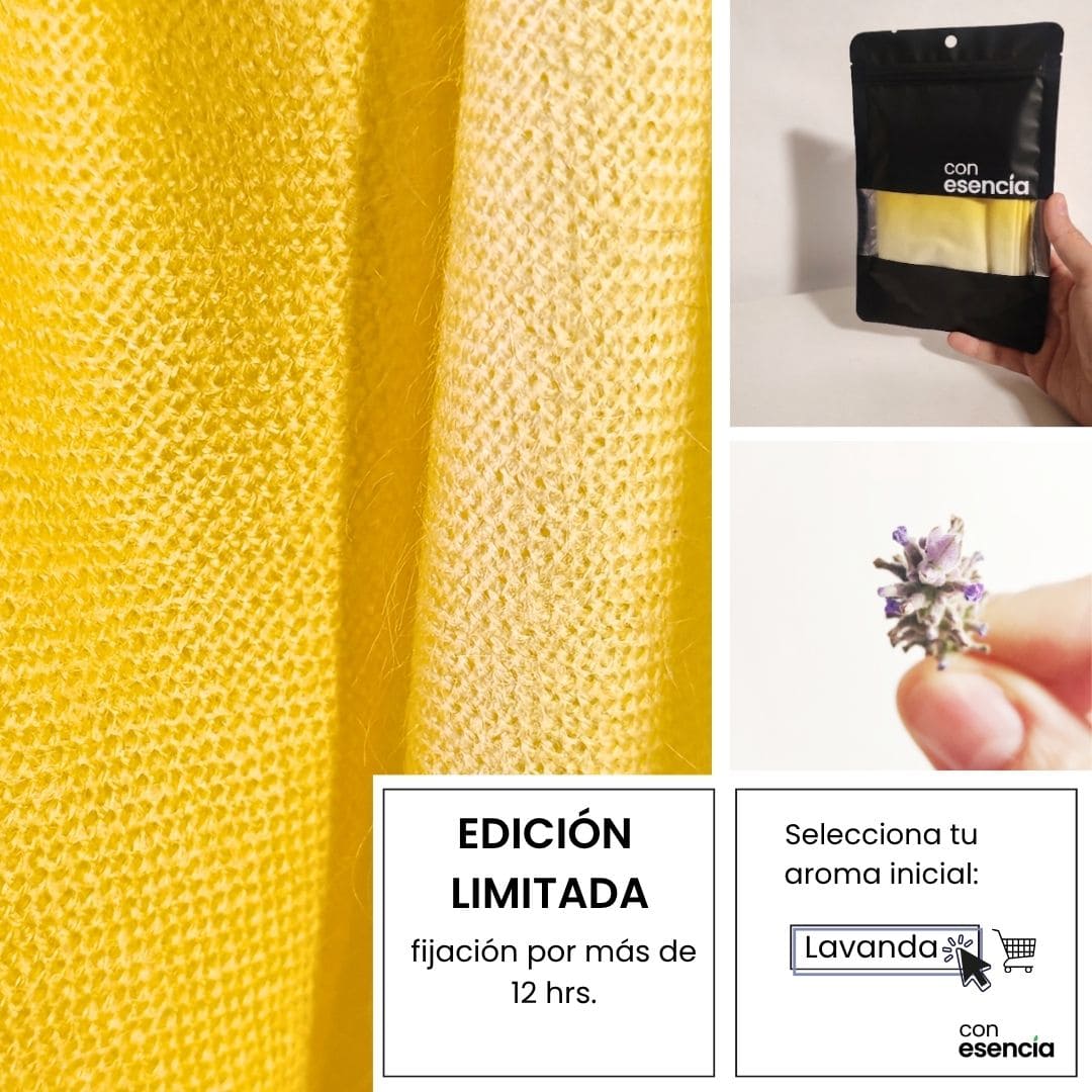 Pañuelos aromáticos - Amarillo cachemir