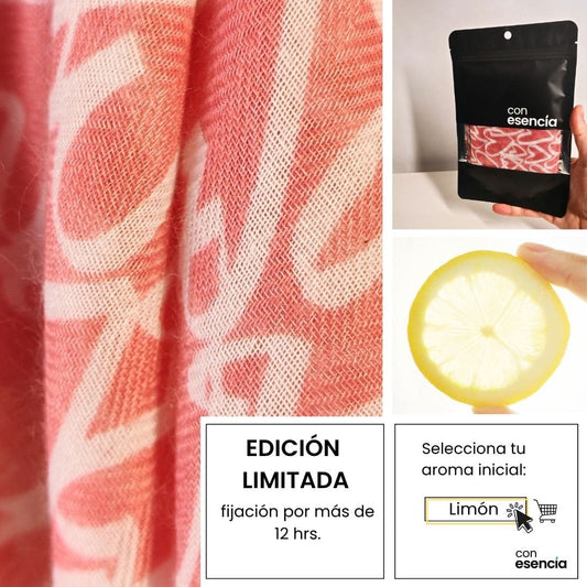 Pañuelos aromáticos - Rosado con corazones