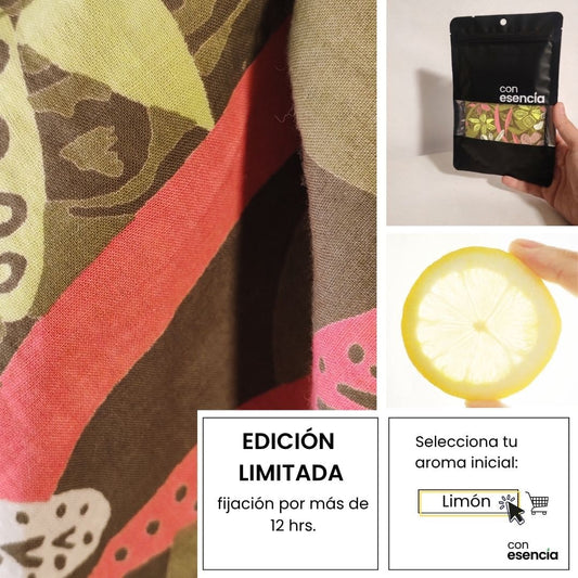 Pañuelos aromáticos - Verde con flores