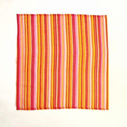 Pañuelos aromáticos - Rojo con lineas amarillas