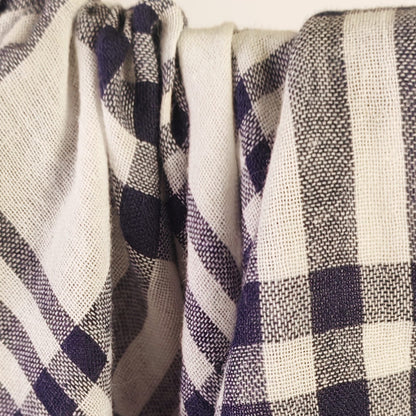 Pañuelos aromáticos - Azul y blanco a cuadros