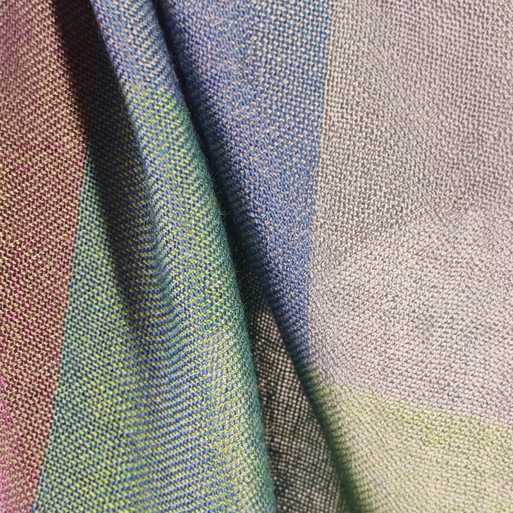 Pañuelos aromáticos - Azul verde morado a cuadros