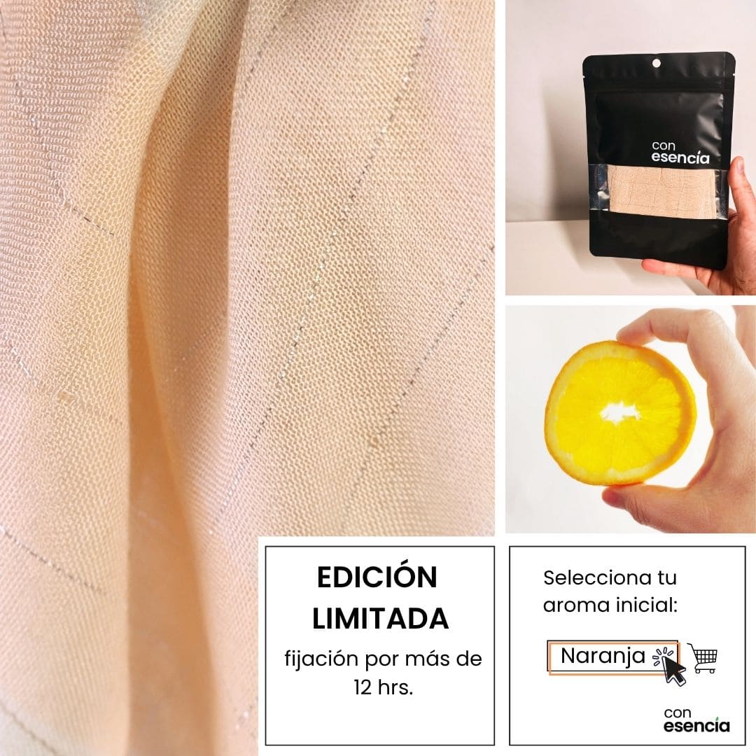 Pañuelos aromáticos - Anaranjado con cuadros
