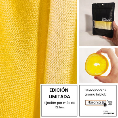 Pañuelos aromáticos - Amarillo cachemir
