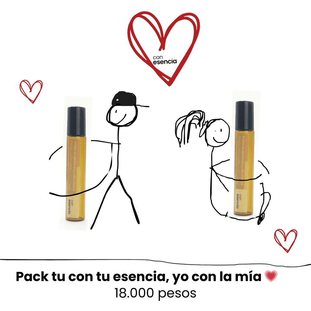 Pack 1 Día del aroma: tu con tu esencia y yo con la mía 💗