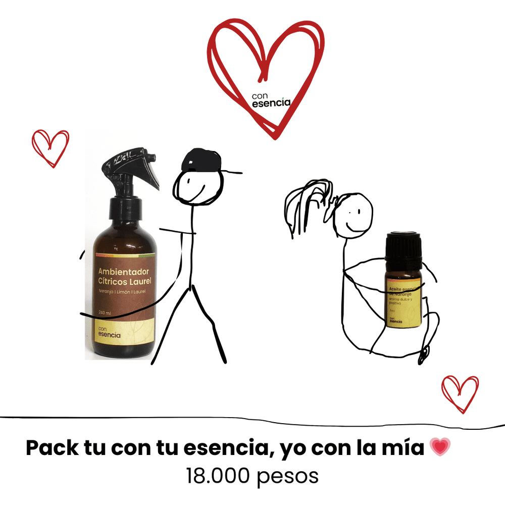 Pack 1 Día del aroma: tu con tu esencia y yo con la mía 💗