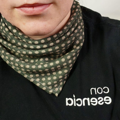 Pañuelos aromáticos - Verde con puntos